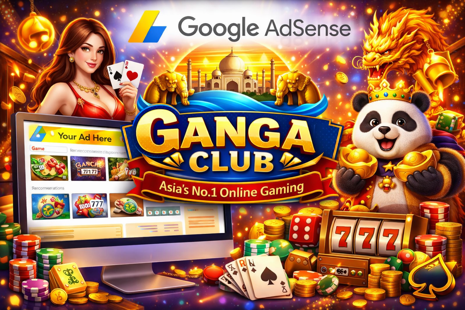 Klub Ganga_ Raja Panda dan Permainan Kasino